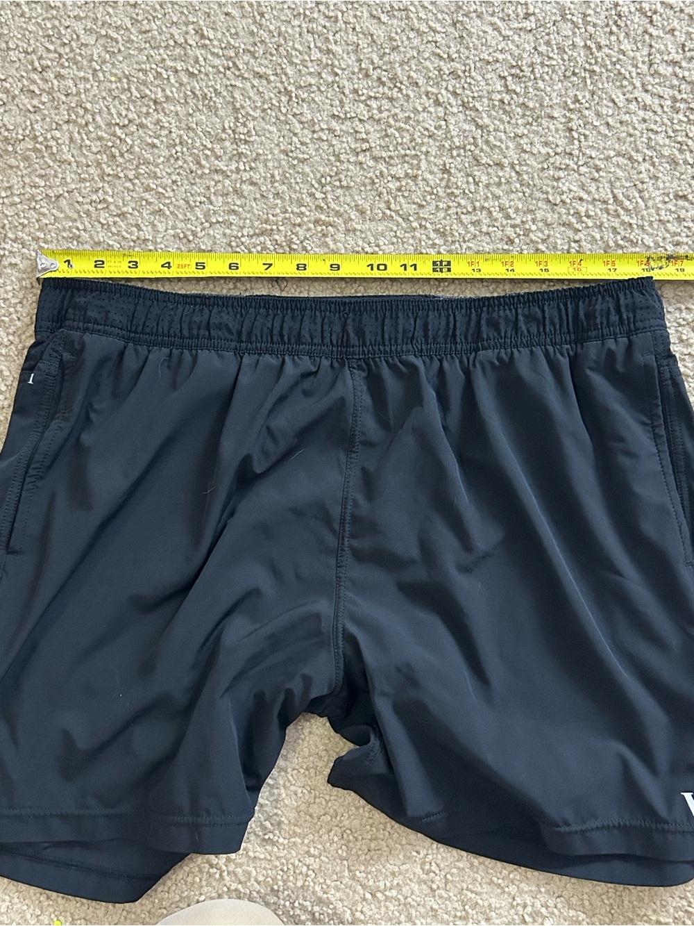 Vuori Rush Mens XXL Athletic Lined Shorts Black 5.5" Inseam V358 Performance - Picture 9 of 9
